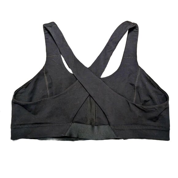 NWT prAna Black Layna Sports Bra - Medium Impact Sz XL - Picture 5 of 7